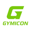 GYMICON MagPack – multifunkční černá magnetická sportovní taška s držákem na láhev, připevněná k posilovacímu stroji, ultra realistický banner.